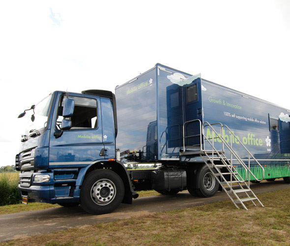 Mobile Office Truck Front